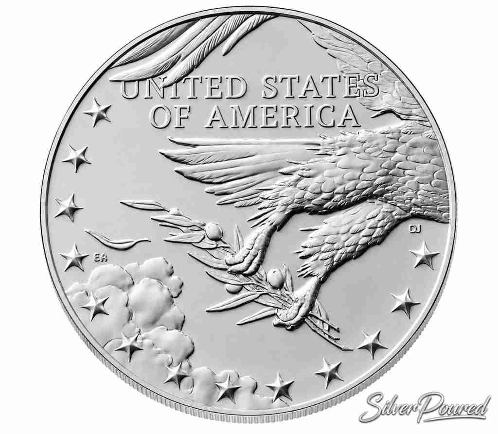 1916 Standing Liberty Quarter Best of the Mint one-ounce .999 fine silver medal reverse