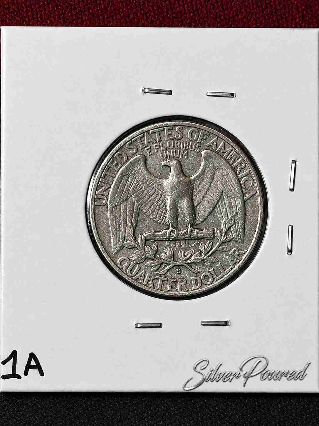 1932-S Washington Quarter reverse with S mintmark illustrating numismatic scarcity