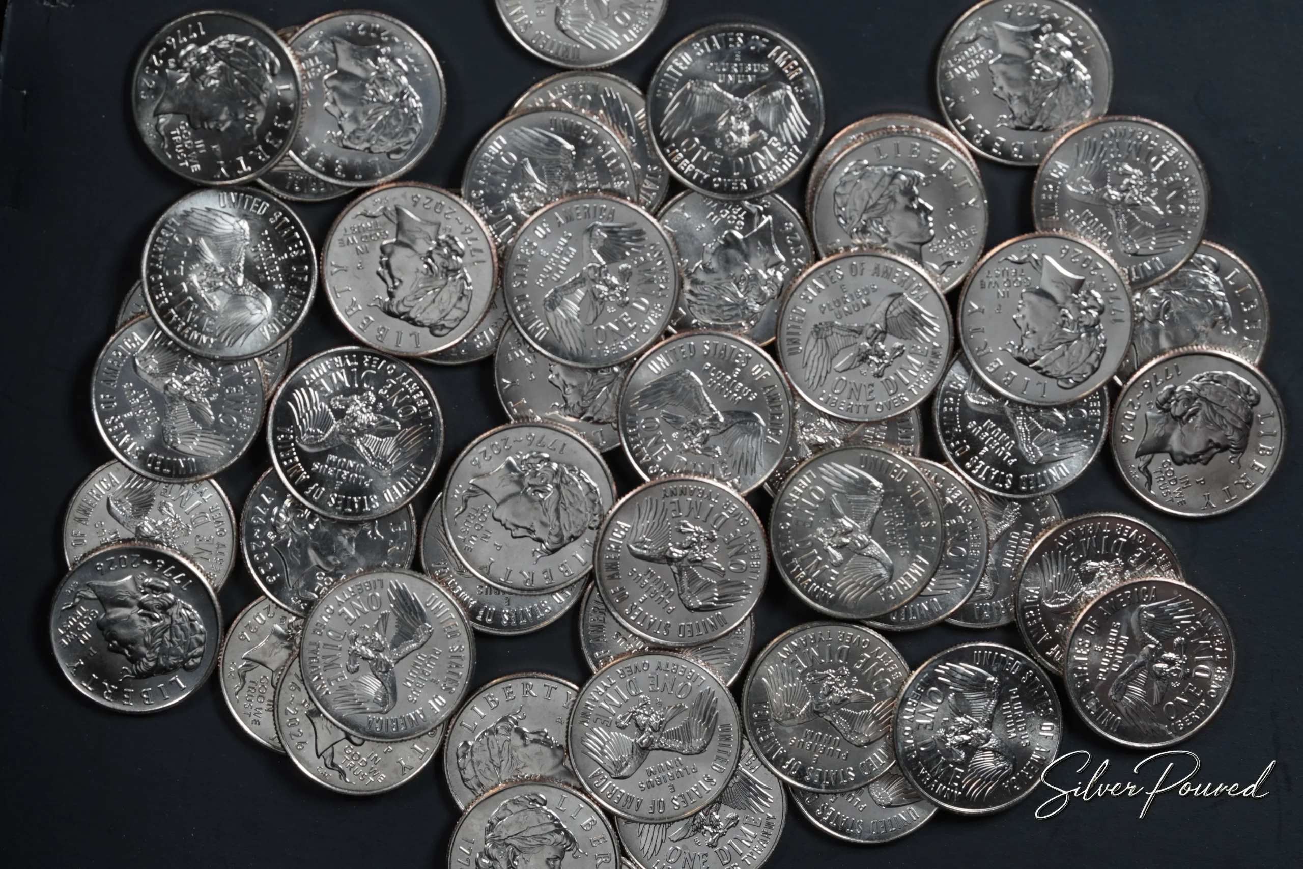 2026 Emerging Liberty Dime circulation coins showing obverse and reverse designs