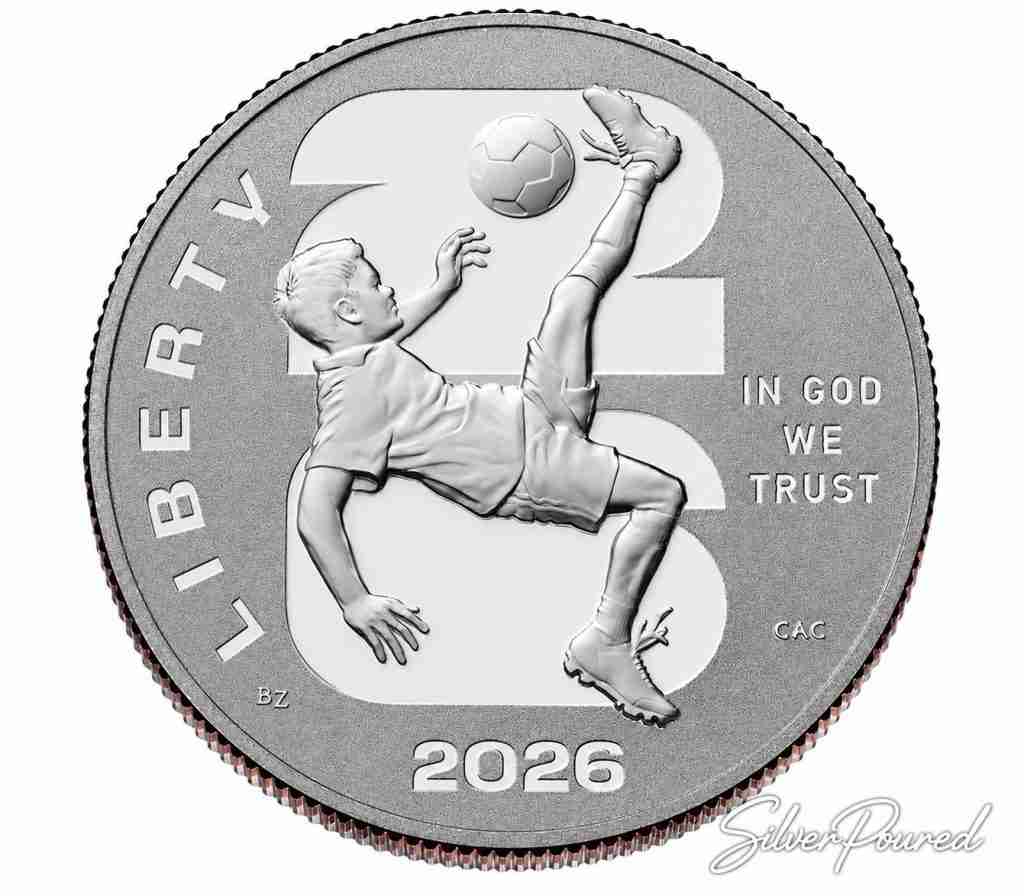 2026 FIFA World Cup proof half dollar obverse