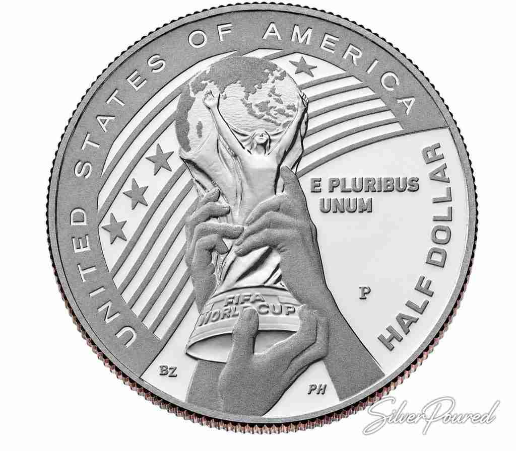 2026 FIFA World Cup proof half dollar reverse