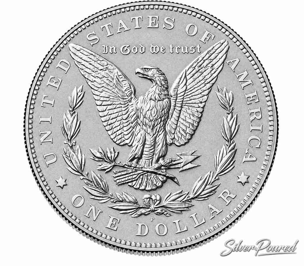 2026 Semiquincentennial Morgan Silver Dollar Proof Coin reverse concept featuring the heraldic eagle with wreath, United States of America, In God We Trust, E Pluribus Unum, and One Dollar inscriptions.