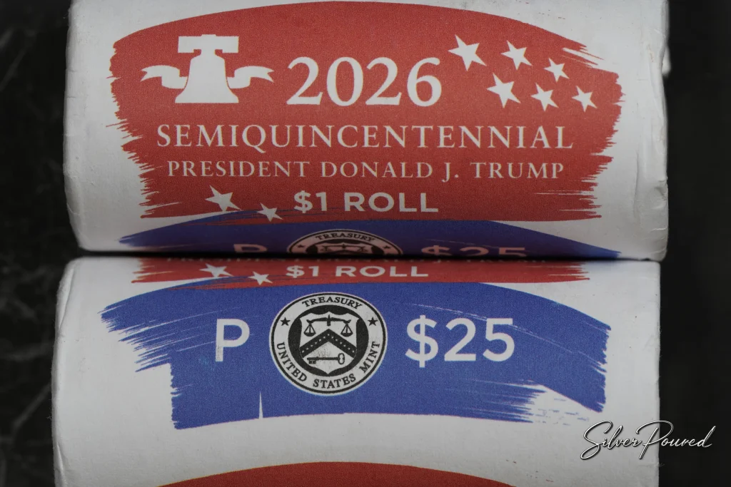 2026 Trump Dollar Philadelphia Mint $25 coin rolls