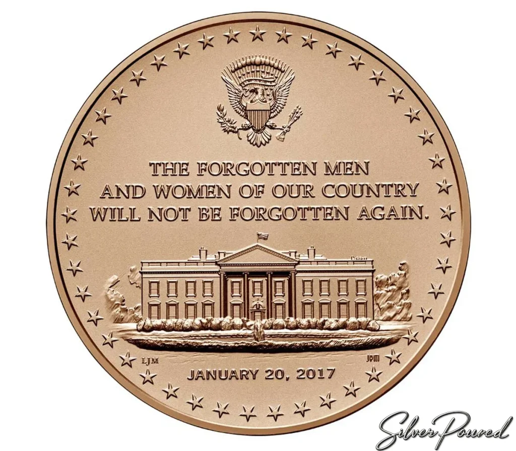 2026 Donald J. Trump Presidential Bronze Medal reverse
