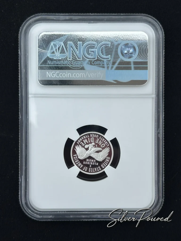 2026 Emerging Liberty Dime Silver Proof reverse in NGC PF70 Ultra Cameo holder