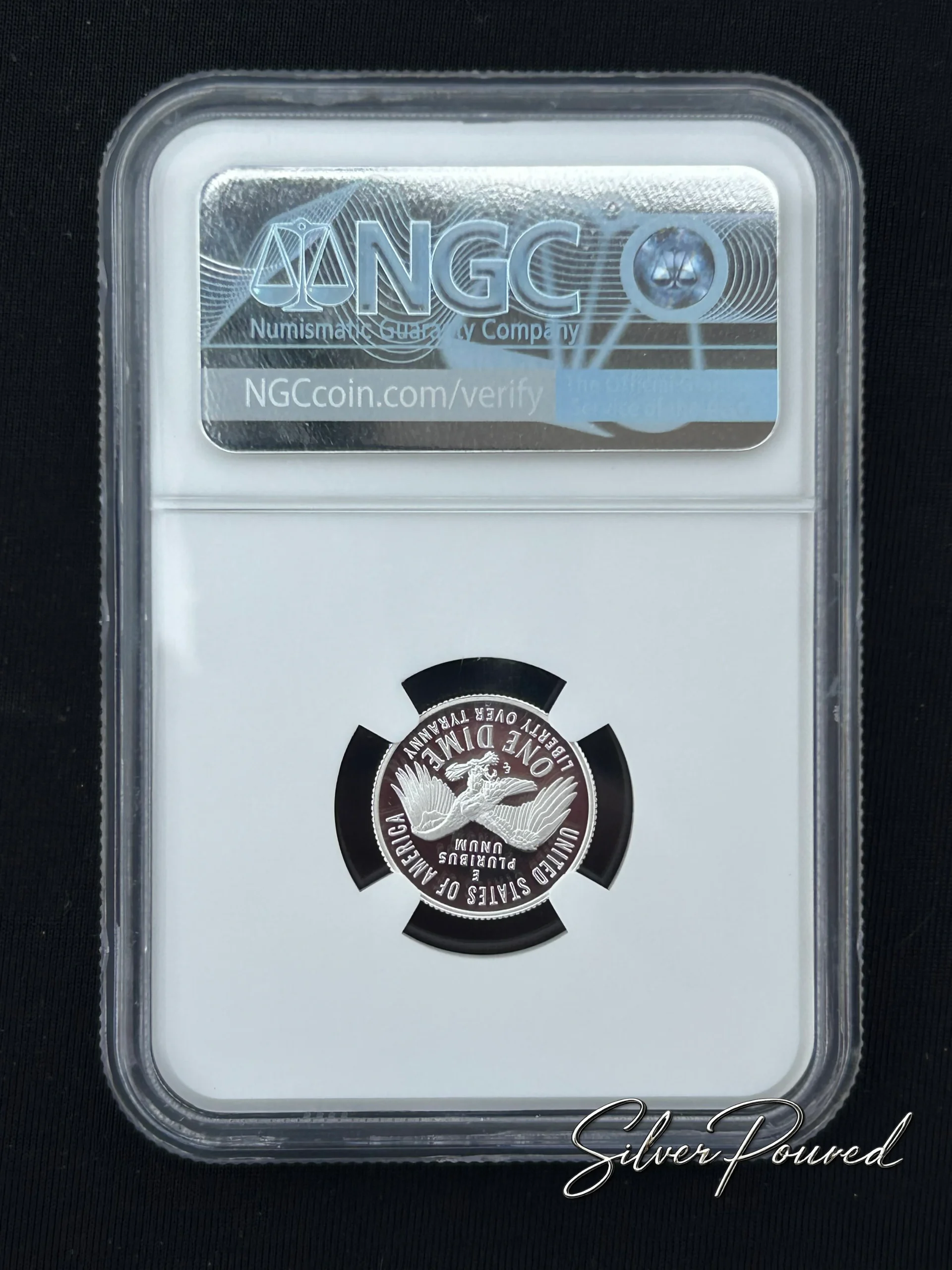 2026-S Emerging Liberty Dime 99.9% silver proof NGC PF70 Ultra Cameo reverse