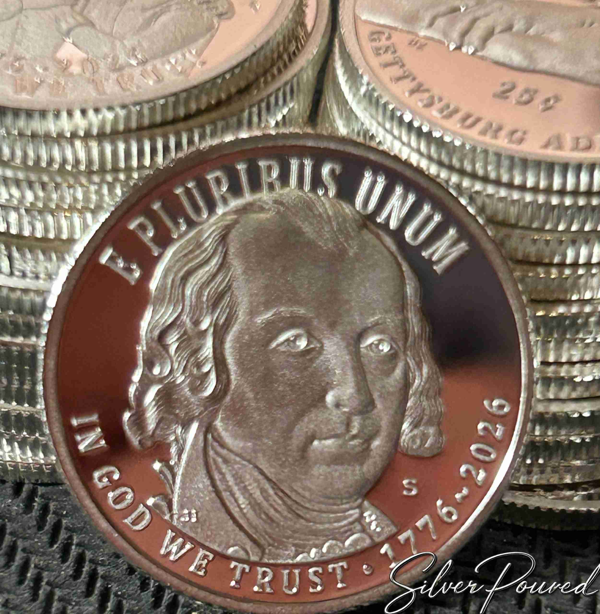 2026 U.S. Constitution Silver Proof Quarter obverse in 99.9% fine silver featuring James Madison
