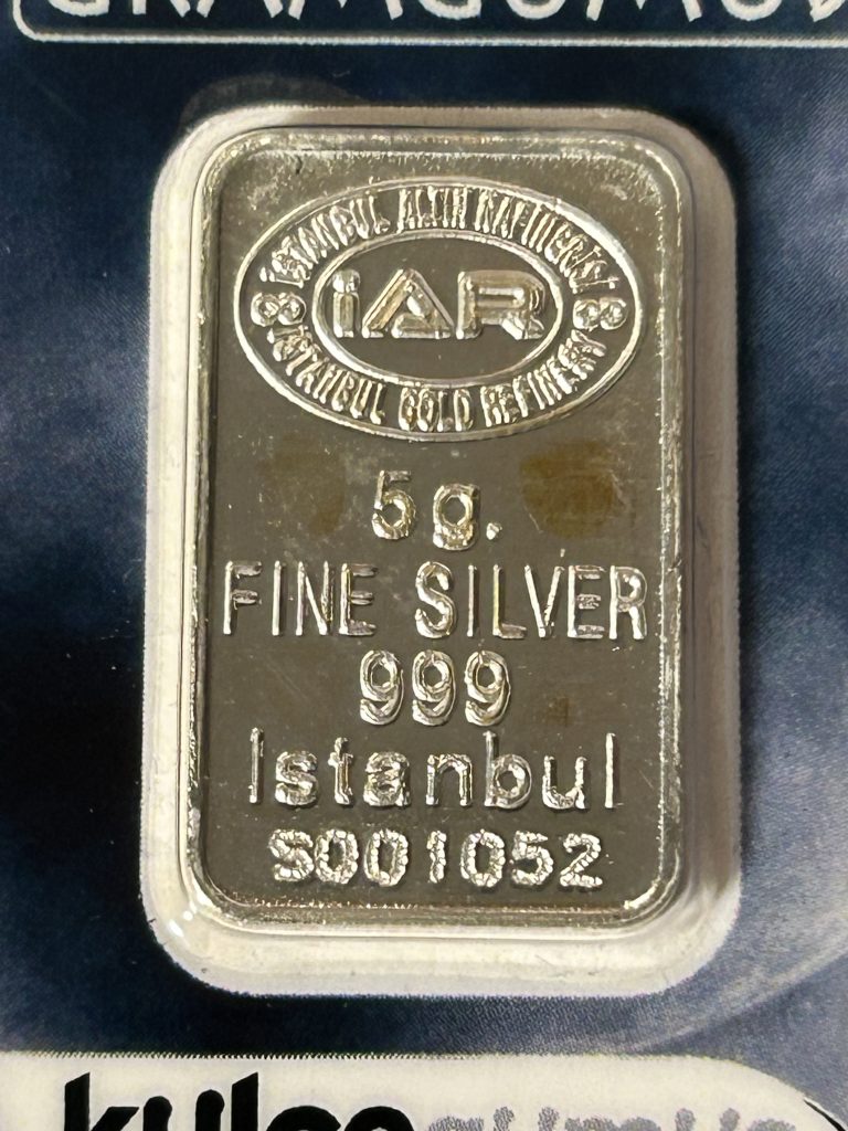 serialized silver bars