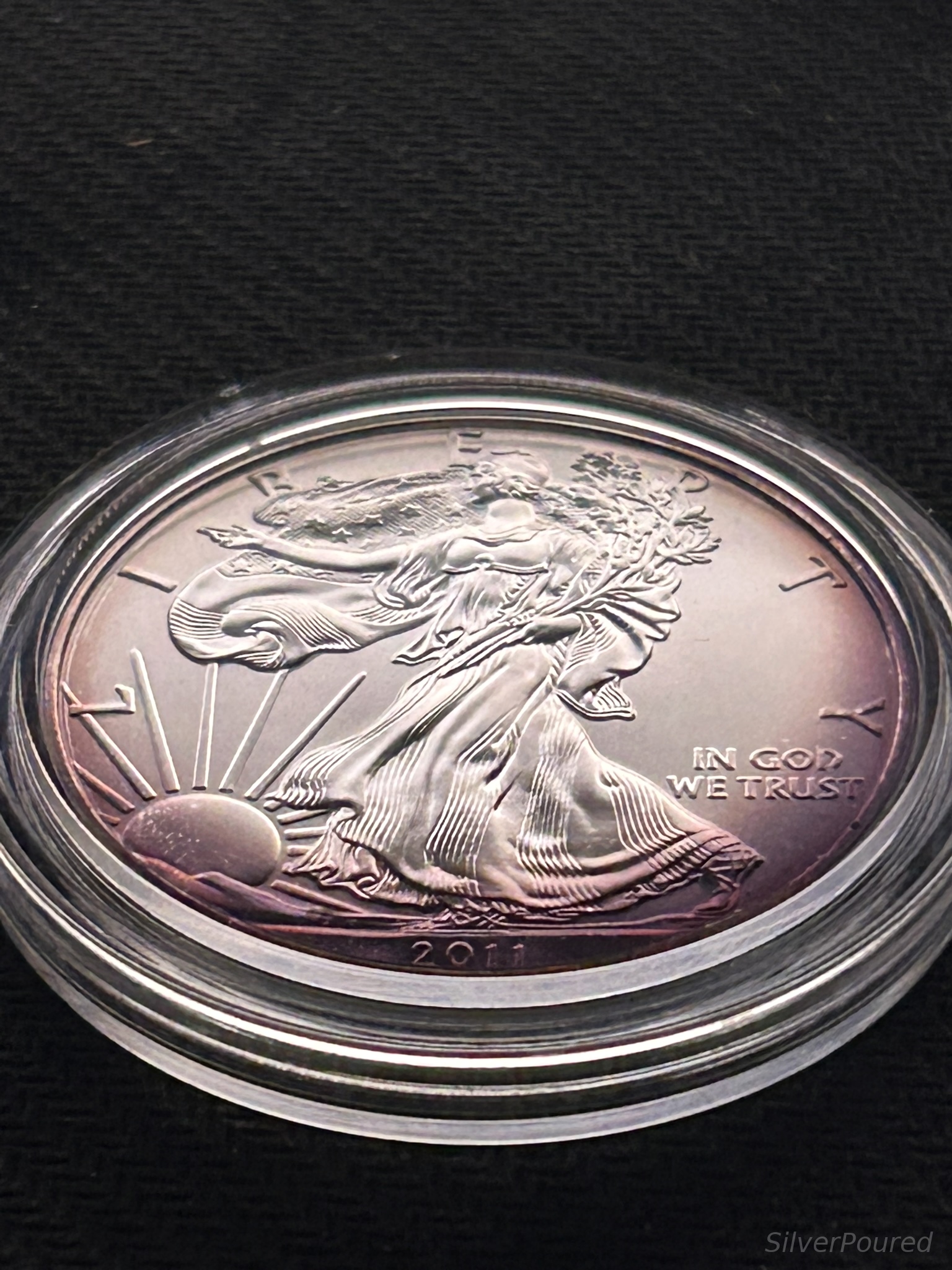 Best silver coins for stacking featuring a Burnished American Silver Eagle