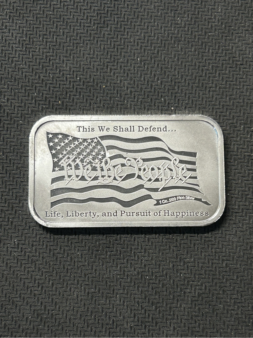 American Flag Silver 1 oz
