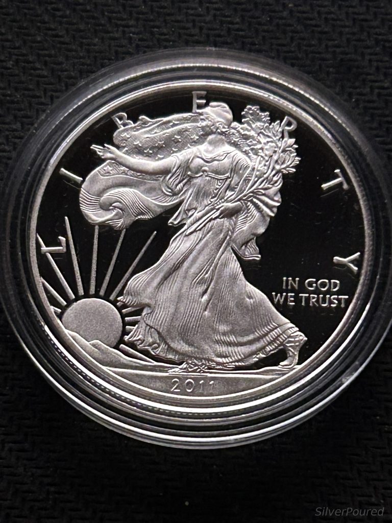 American Silver Eagle Values modern silver bullion coin obverse