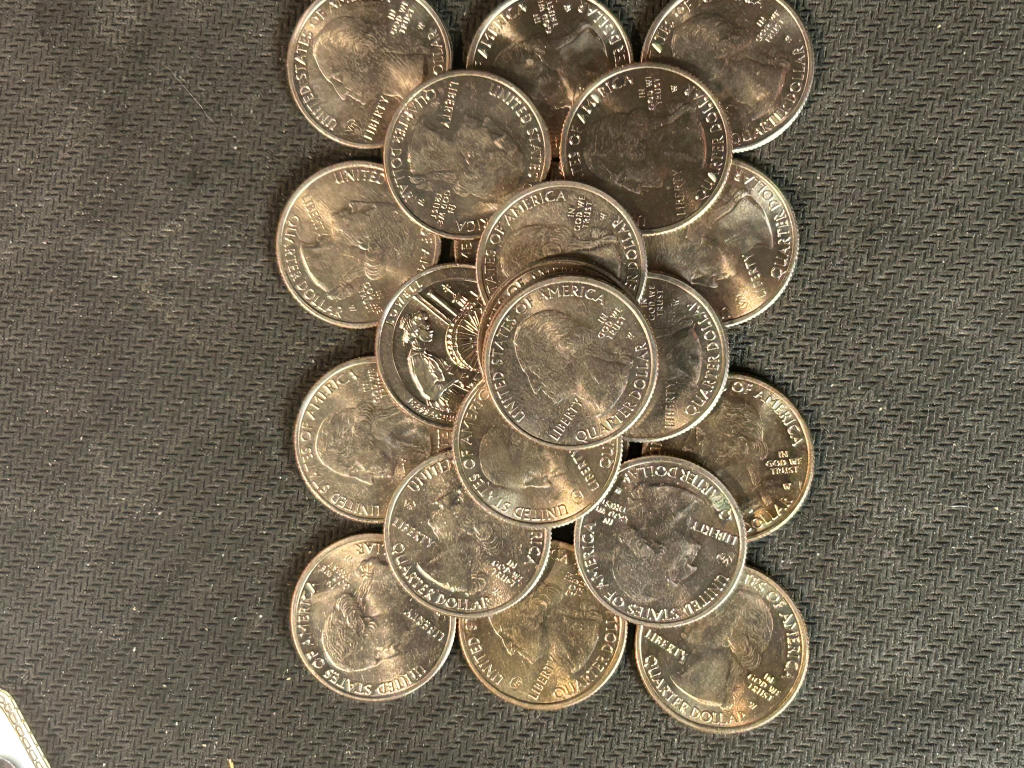 West Point quarters with W mint marks found in circulation during the nationwide coin hunt