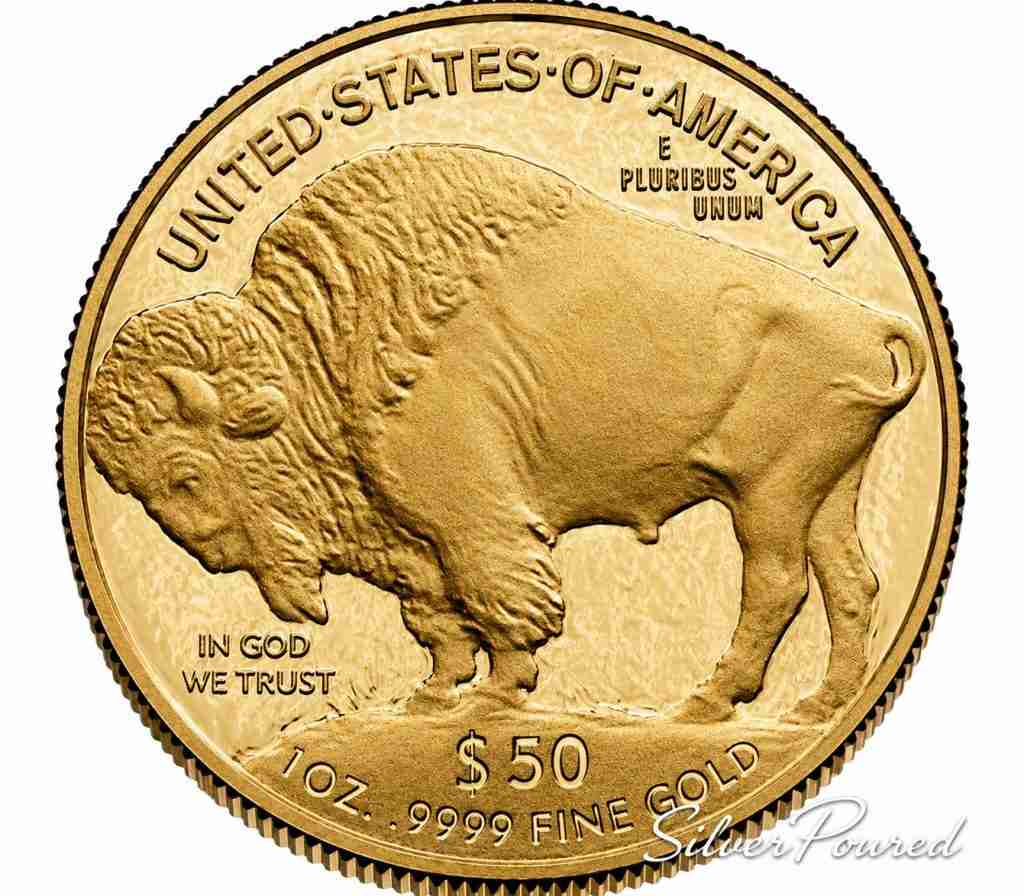 2026 American Buffalo One Ounce Gold Proof Coin reverse featuring an American bison with United States of America, E Pluribus Unum, In God We Trust, and 50 Dollar inscriptions.